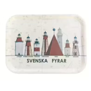 Bricka Svenska Fyrar